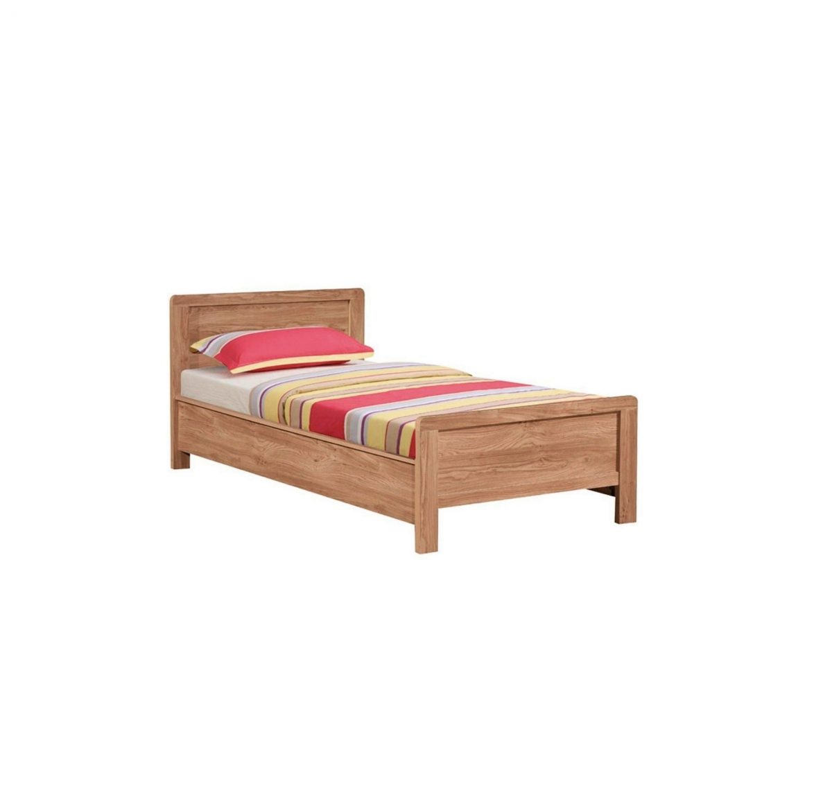 Newton Teak Single Bed Frame - Image 1