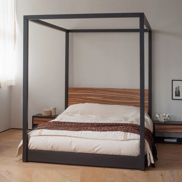 Maverick Designer 4 Poster Queen Bed Frame - Image 3