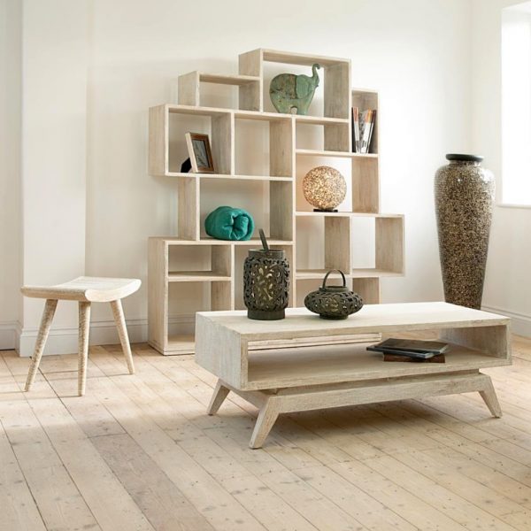 Anabelle Designer Bookshelf - Teak Divider - Image 3