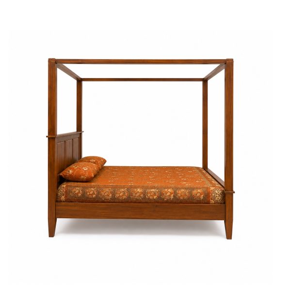 Balmoral Four Poster Teak Bed - Image 3