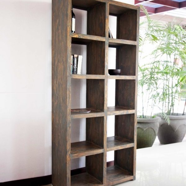 Maaher Rustic Teak Book Shelf - Image 3