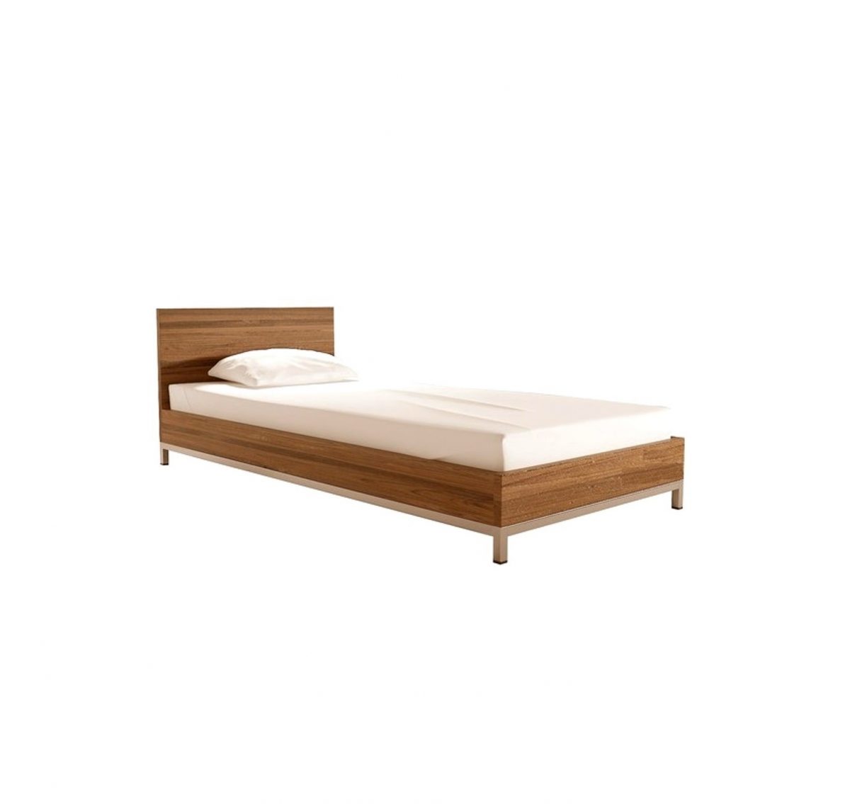 Austin Teak Reclaimed Single Bed Frame - Image 1