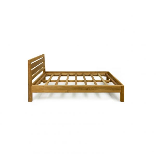 Gertz Slatted Single Teak Bed Frame - Image 4