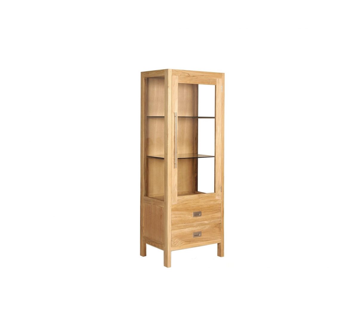 Vikram Teak Display Cabinet Tall - Image 1