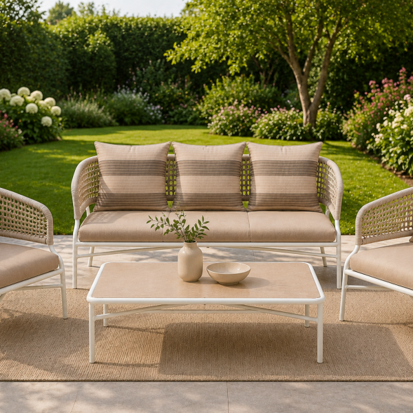 Palmer Rope single Seater Sofa - Image 3