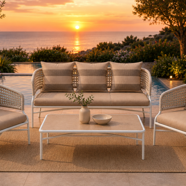Palmer Rope 3 Seater Sofa - Image 4