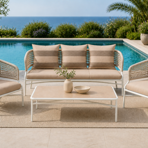 Palmer Rope 3 Seater Sofa - Image 3