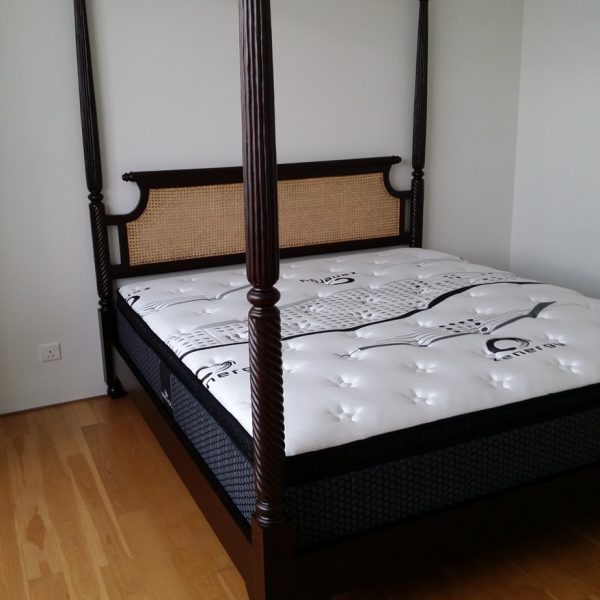 Bella Cane Four Poster Teak Bed - Image 3