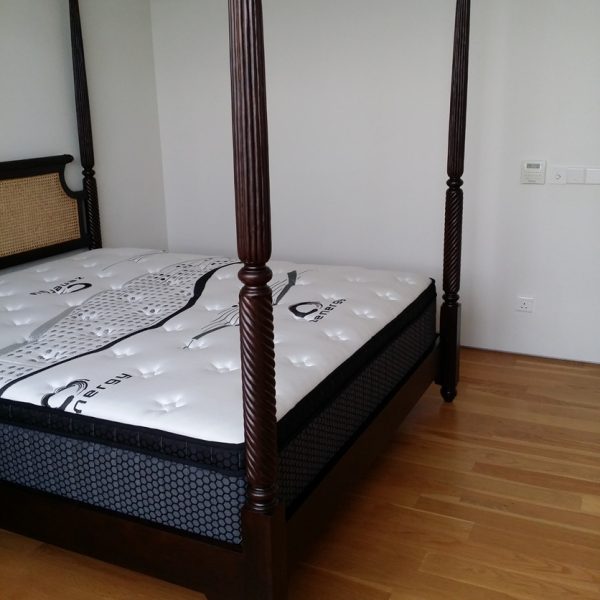 Bella Cane Four Poster Teak Bed - Image 5