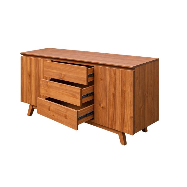 MARLOWE 2-Door 3-Drawer Sideboard Cabinet - Image 3