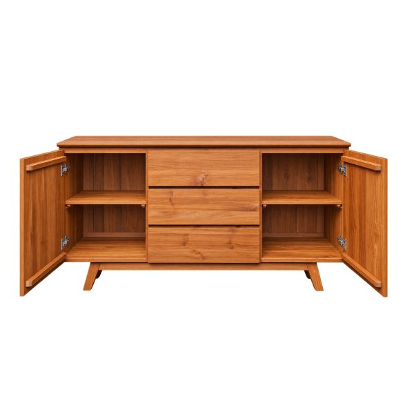 MARLOWE 2-Door 3-Drawer Sideboard Cabinet - Image 4