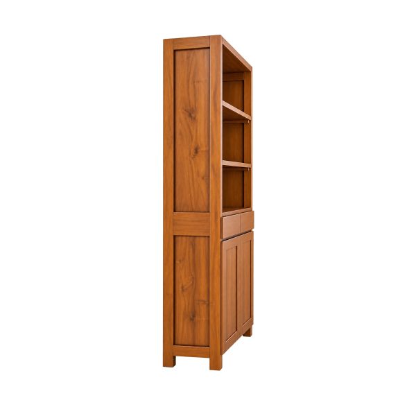 Teak bookshelf with drawers and lower cabinet storage Kuala Lumpur