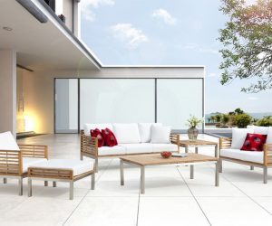 Stainless Steel Lounge Sofa set